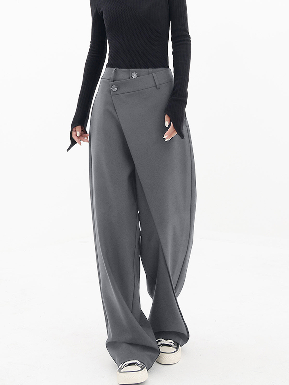 Flowy Cascade Wide Leg Pants