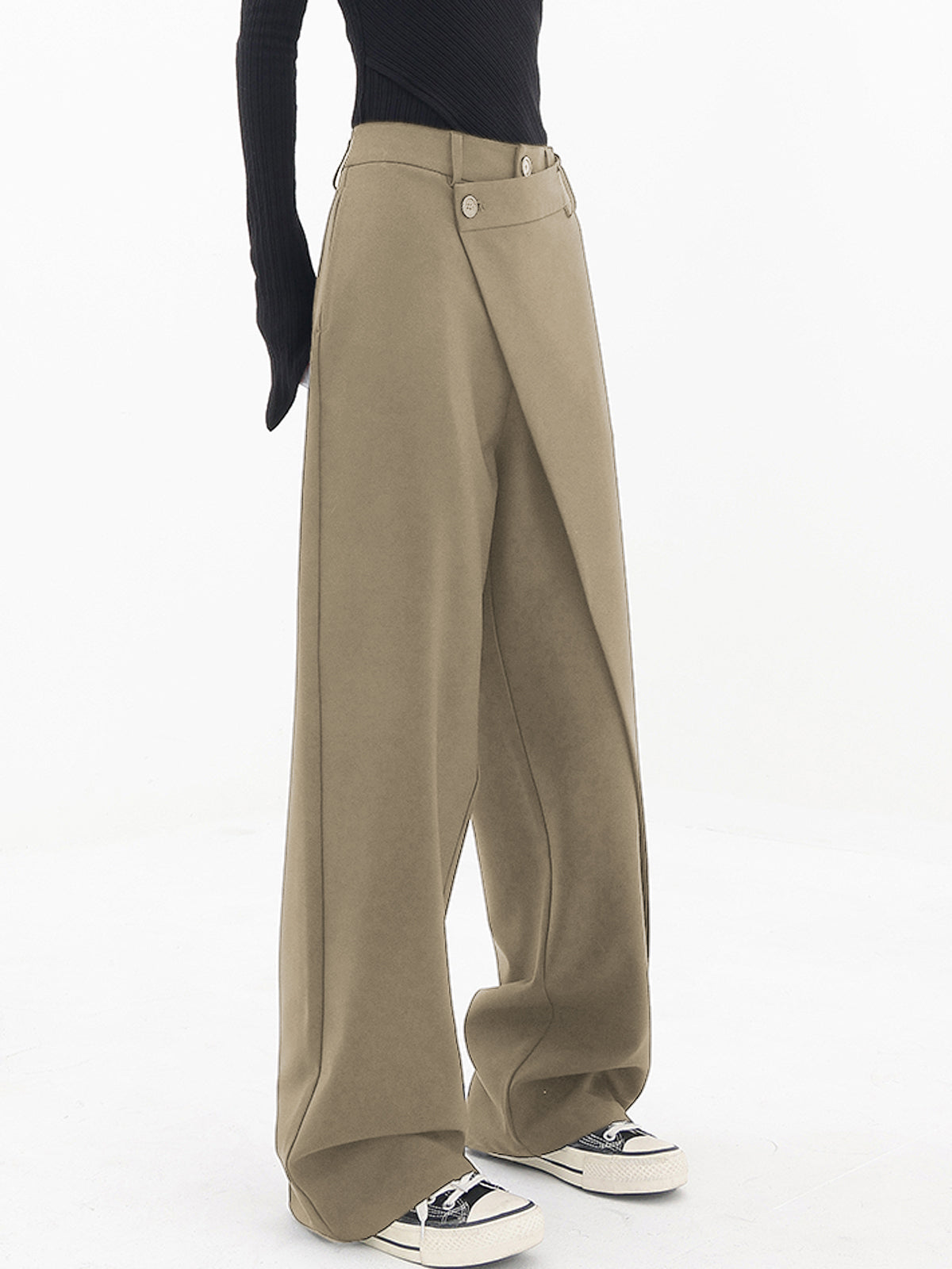 Flowy Cascade Wide Leg Pants