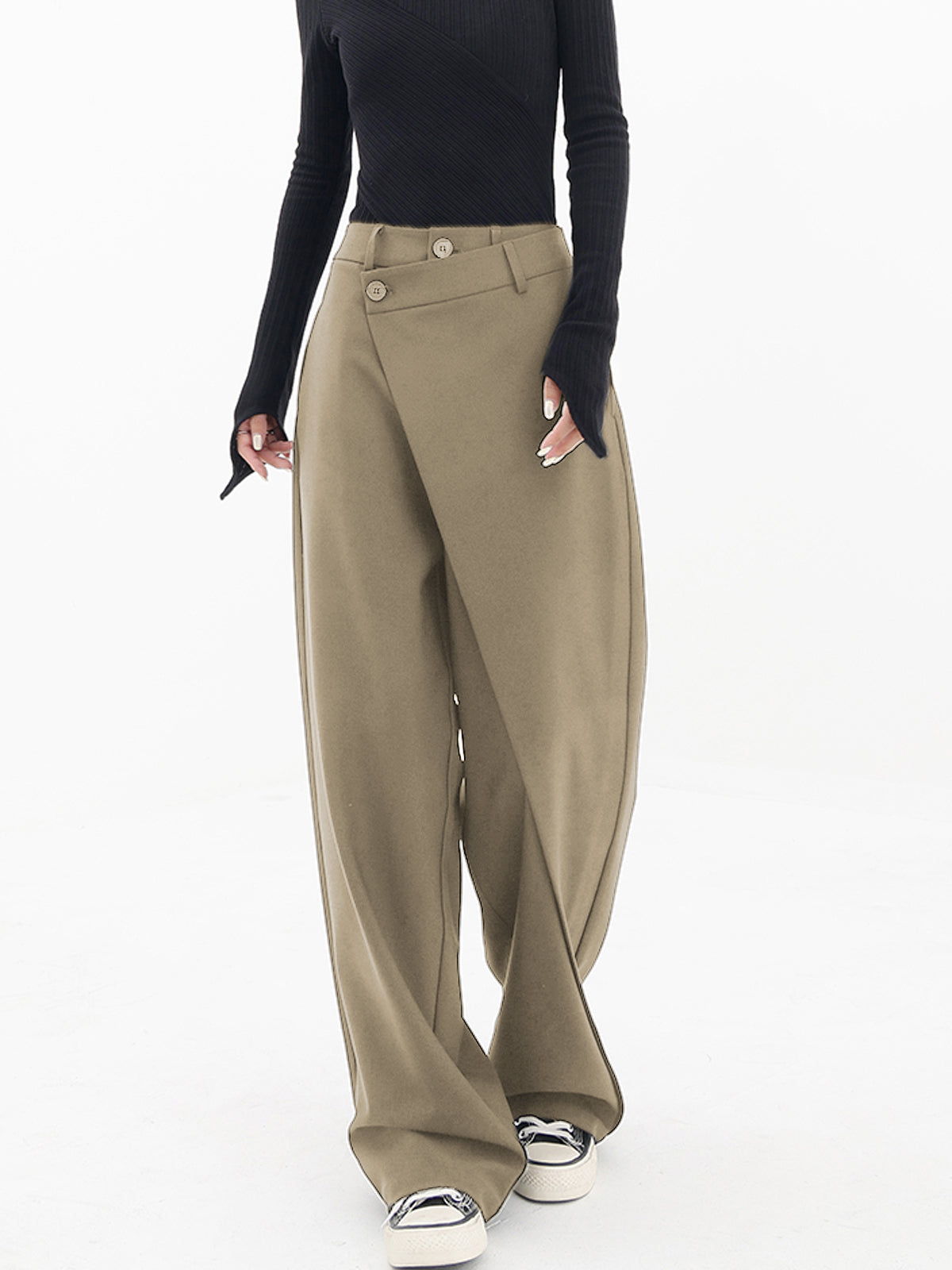 Flowy Cascade Wide Leg Pants