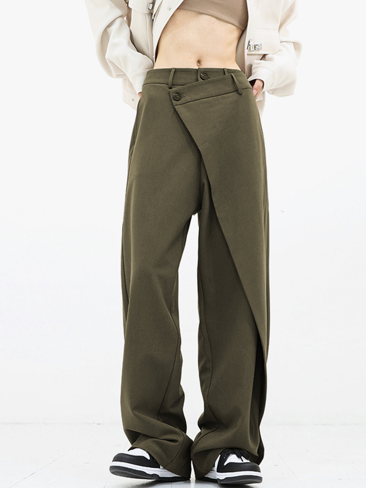 Flowy Cascade Wide Leg Pants