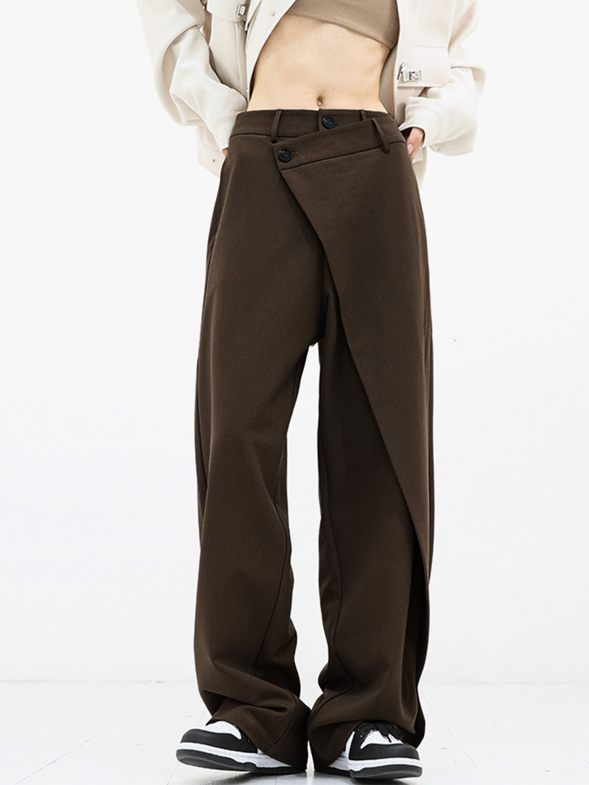 Flowy Cascade Wide Leg Pants